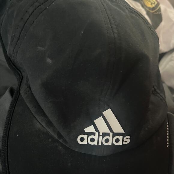 Adidas Adizero Baseball Hat Mens One Size Black White Logo Embroidered - Picture 12 of 14